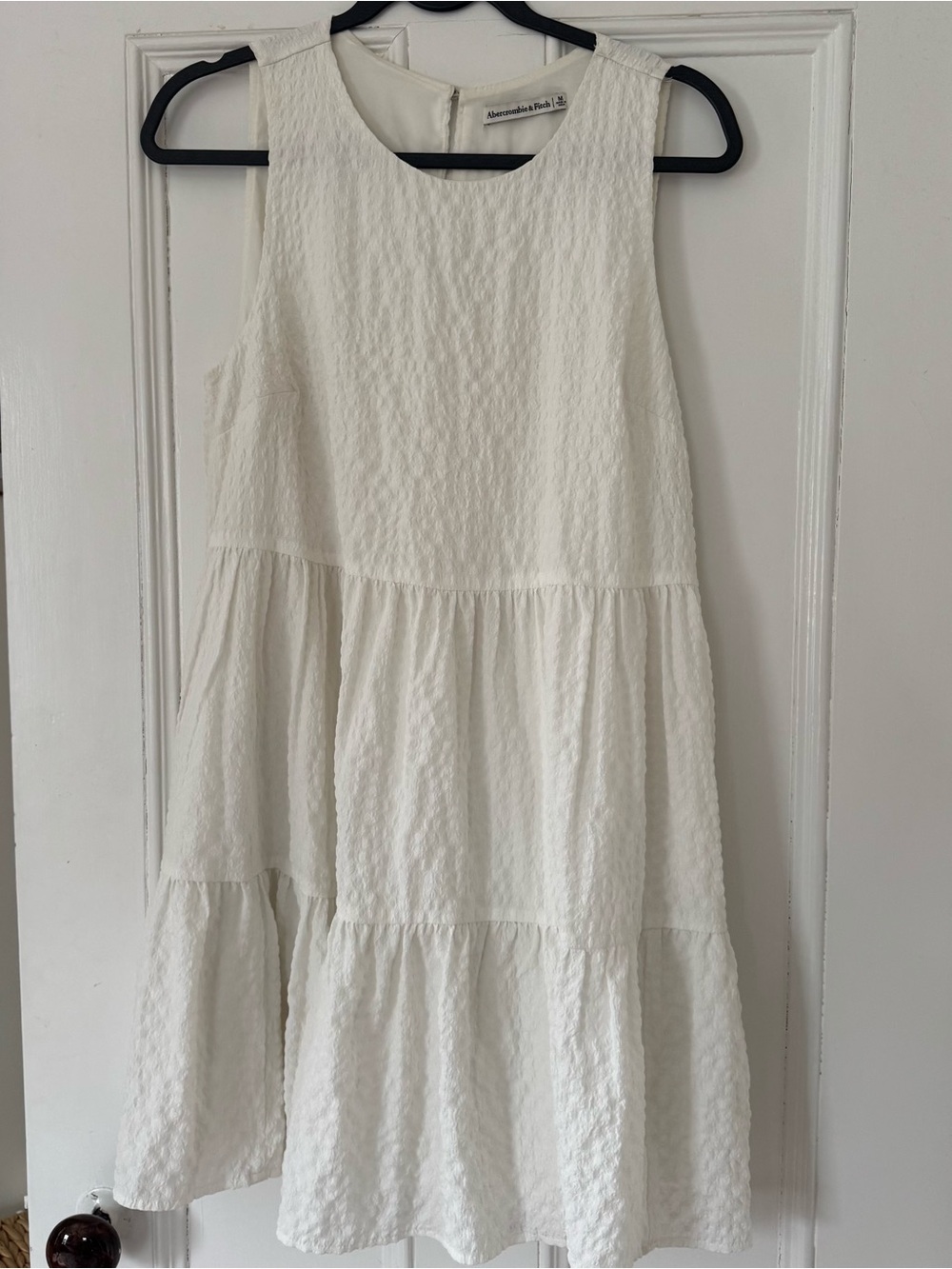 Abercrombie & Fitch White Tiered dress